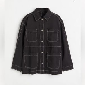 H&M Black chore jacket